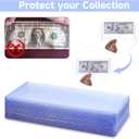 2 x 30 Pack Dollar Bill Protector Sleeves,Waterproof Scratch-Resistant Top-Load Dollar Bill Holders for Collectors Hard Plastic Display Cases,Organizer for Collectors