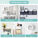 Double Sided Nano Tape Heavy Duty, Strong Sticky Extra Large (1.18in x 9.85Ft ) Removable Mounting Tape, Clear Multipurpose Wall Decor Adhesive Tape for Poster, Picture Hanging, Carpet, Photos Frames