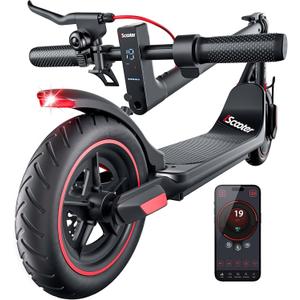 iScooter Electric Scooter, 3 Speeds 18Miles Range, Cruise & Dual Brake