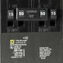 Square D - HOMT1515250CP Circuit Breaker, Black