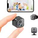Upgraded Mini Camera 30-Day Battery Life, Wireless Hidden Camera 1080P HD with AI Motion Detection, Auto Night Vision, WiFi Pet, Baby Monitor, Nanny Cam for Home Office Security , Free cloud storage
