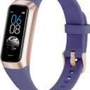 Fitness Tracker with Step Counter/Calories/Stopwatch, Activity Tracker, Health Tracker with Heart Rate Monitor, Sleep Tracker,1.10''AMOLED Touch Color Screen, Pedometer Watch for Women Men