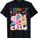 Candy Land Candy Crew Party Halloween Costumes Adult Women T-Shirt Small