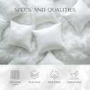 Bryar Wolf 12" x 20" Exclusive Designer Pillow - Premium Gray Duck Feather and White Goose Down, 233 Thread Count 100% Cotton Fabric, Made in USA - The Ultimate in Luxury Comfort