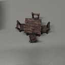 Skylety 12 Pieces Garden Furniture Ornaments Miniature Table and Chairs Set Village Micro Resin Bench Chair for Dollhouse Accessories Home Micro Landscape (Vintage Style)