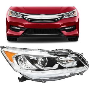 Munirater Headlight w/DRL Replacement for A-ccord 2016-2017 Right Side
