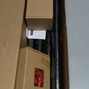 KAMANINA Black Curtain Rod for Windows 66 to 120 Inch (5.5-10ft), 1 Inch Heavy Duty Curtain Rods 32 to 120, Long Decorative Single Drapery Rods, Twisted Cage End