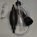 7ft Aquarium Gravel Vacuum Cleaner - Hand Pump Siphon Water Changer for Fish Tank Cleaning Gravel & Sand