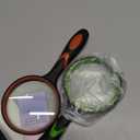 2-Set 75mm Hand-Held Reading Magnifier with Non-Slip Rubber Grip, Good for Senior Users, Hobby Exploring & Scientific Activities