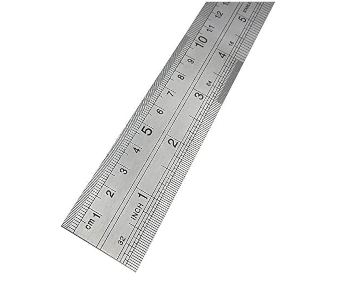 ONE METRE Ruler Stainless Steel 1M Long Metal 40" Measure Rule/Meter 100cm