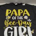 Papa of The Bee Day Girl Birthday Party Family Matching T-Shirt 2XL