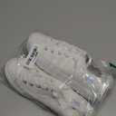 Obtaom Women's Play Fashion Sneaker White Color Washed and Leopard Canvas Slip on Shoes (Size 6)