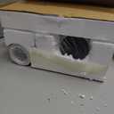 20" Modern Ceramic Table Lamps Set of 2, White Bedroom Lamps for Night Stands, Farmhouse Bedside Lamps for Bedroom Living Room, Small Nightstand Lamps Desk End Table Lamps White