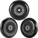 AOWESM Easy Roller Replacement Wheels w/Bearings ABEC-9 for Ez Rollers Classic Drifter Junior New Twist On A Classic Scooters - Set of 3 (Black)