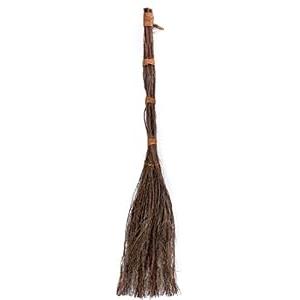 Hand Scented Cinnamon Broom - Traditional Heather Broom - Rustic Décor (36'')