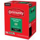 Community Coffee Cafe Special Decaf 24 Count Coffee Pods, Medium Dark Roast, Compatible with Keurig 2.0 K-Cup Brewers, 24 Count (Pack of 1) (EXP 03/29/27)