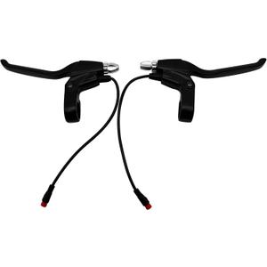 1 Pair Brake Lever, Left and Right Power Off Handle Accessories 108PPD Brake Levers, 2 Pin Male Hand Brake Controller Kit for Electric Bike Scooter