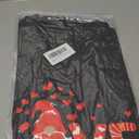 Valentine V Neck Shirt for Women Cute Love Heart Long Sleeve Casual Tee Tops (Small, 06agray)