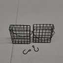2Pcs Bird Suet Feeders, Outdoor Garden Cages for Outside Hanging, Suet Cakes Holder for Outdoor Wild Birds, Wildbird Woodpeckers Feeding(Black,Size:5 * 5.2inch)