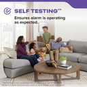 Kidde Smoke & Carbon Monoxide Detector, AA Battery Powered, Voice Alerts, LED Warning Light Indicators, 30CUDR-V (1 Pack)