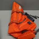 Outward Hound Granby Splash Orange Dog Life Jacket, XL