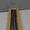 CorkLatta Black Shower Curtain Rod 31 to 80 Inch, 1 Inch Diameter Adjustable Spring Tension Stainless Steel Telescoping Rod, Easy Install, No Rust