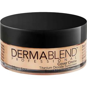 Dermablend Cover Crème Full Coverage Foundation Makeup, Hydrating Cream Concealer for Dark Circles and Blemishes, Maximum Coverage with Mineral Sunscreen SPF 30, 1 OZ
