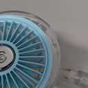 SWEETFULL Portable Misting Fan - 180 Foldable Handheld Personal Fan with Mist Spray, 3 Speeds, 30ml Water Tank, USB Rechargeable - Ideal for Travel, Outdoors, Makeup, Camping, Home, and Office Use (Blue)