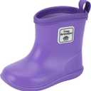 Tree Grandpa Toddler Rain Boots Size 6 for Boys Girls Waterproof Baby Kids Rain Boots With Easy-on. Size 14