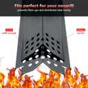 Grill Heat Plates for Nexgrill 720-0830H, Replacement Parts for Nexgrill 5 Burner 720-0888, 720-0888N, 720-0882A, 720-0882S, Grill Burner Covers for Nexgrill 6 Burner 720-0896B, 720-089 Gas Grill