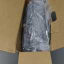 Amlie Home Faux Fur Throw Blanket for Couch, Ultra Soft Fuzzy Plush Bubble Throw for Sofa, Living Room & Home Decor, 50"x60", Cationic Wolf Gray (Heather Grey)