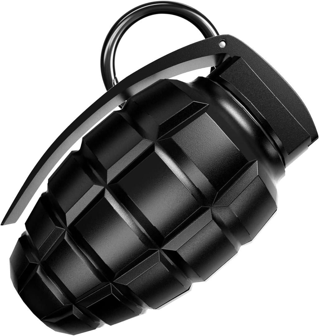 EDC Waterproof Container Pill Case/Holder/Cash Stash Keychain Fob with Key Ring, Emergency Accessory Organizer Bottle Matches Dry Box, Cool Gadget Gifts for Men Outdoor Survival Camping Travel (Black)