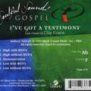 I've Got A Testimony Accompaniment/Performance Track, Audio CD