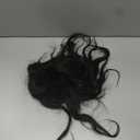 Alipis Natural Black Long Wavy Curly Wig Middle Part Heat Resistant for Women Cosplay Costume Halloween Party Dress-up with Realistic Soft Texture