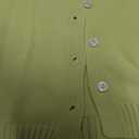 Open Front Sleeveless Sweater Top for Women Crochet Knit Button Down Round Neck Tank Top Going Out Knit Vest One Size