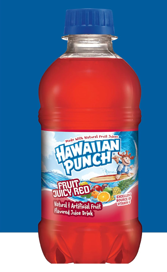 Hawaiian Punch Fruit Juicy Red Juice Drink, 10 Oz Bottles, 12 Count, BBD 10-12-26
