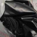 Lilosy Sexy Stocking Rhinestones Heart Garter Underwire Floral Mesh lace Sheer Babydoll Lingerie Teddy Bodysuit Skirt Set (XX-Large, Leather Black)