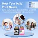 67XL Ink Cartridges Black/Color Combo Pack Replacement for HP Ink 67 67XL HP Printer Ink High Yield Works with DeskJet 2755e 2855e 2700 2800e 2700e 4255e 4155e Envy 6055e 6000 6455e 6400 (2-Pack)