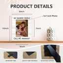 Beliran Memaw Gifts Picture Frame 5x7, Grandma Photo Frame, Christmas Mothers Day Birthday Gifts for Memaws, My Favorite People Call Me Memaw Wooden Picture Photo Frames for Desk Home Room Decor