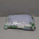 MooMee Bedding Pillowcases Pack of 2 100% Washed Cotton Linen Like Textured Breathable Durable Soft Comfy (Heathered Cornflower Blue, Queen)