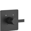 Replacement for Delta 13/14 Series Shower Trim Kit, Compatible with Delta R10000 Valve Tub Shower Faucet Set, Black Shower Head and Handle Set, Classics Black (Cartridge and Valve Not Included)