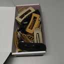 Flat Hair Clips for Women 12 Pack, Large Matte Square Claw Clips, Flat Hair Accessories, Side Slide Volume Clips for Thick or Thin Hair French Concord Hair Barrettes for Women