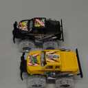 Light-Up Monster Truck Toys (2-Pack)  Push-&-Go Cars with Glowing Wheels  Birthday Gift for Toddlers, Boys & Girls Ages 3+  Durable Friction-Powered Trucks  Batteries Included