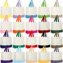 Silkfly 20 Pack 12 oz Large 18.5 x 15 Inch Canvas Sublimation Tote Bags Bulk with Handles Shopping Reusable Blank Cloth Bags Plain Cotton Tote Bag Large for Decoration Gift DIY Crafts, 20 Colors