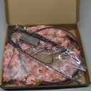 Sunm Boutique 3 PCS Silk Cherry Blossom Branches - Lighted Brown Twig Branches, Artificial White Flower Stems, 39'' Faux Tree for Wedding Home Decor