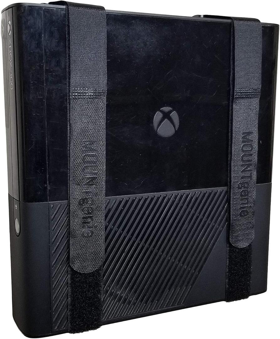 Mount Genie The All-in Wonder Mount (1-Pack): The Easiest Wall Mount for Any Component Routers Modems Xbox Game Consoles DVRs | One Size Fits All | Home and Business (Black)