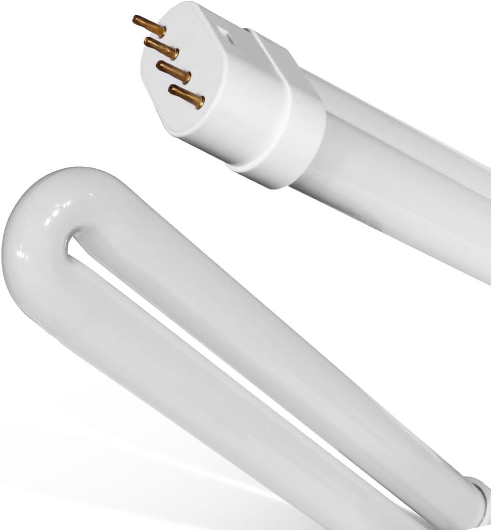 24W Bug Zapper Replacement Light Bulb for Select Stinger Models, 4-Pin Base Tube, Electric Fly Exterminator (2-Pack, White)