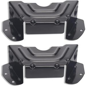 Lawn Mower Parts 783-06424A-0637 783-06424A Black Deck Belt Cover, Compatible with MTD Craftsman Troy Bilt 783-06424A-0637 42" 46" Deck Spindle Pulley Belt Guard Cover (2)