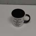 wonwhew YYWUDISHOP - Funny Mug, Lets Keep The Dumbfuckery To A Minimum Today,for Office Friends Men Women, 11oz Ceramic Coffee Mug/Tea Cup