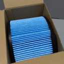 2 Pack Vf3500 Replacement Filter for Ridgid 4 Gallon Shop Vac Filter, 3-Layer Fine Portable Filter Compatible with Ridgid Wd3050, Wd4070, Wd4080, Wd4522, 4000rv, 4500rv Vacuums Filter